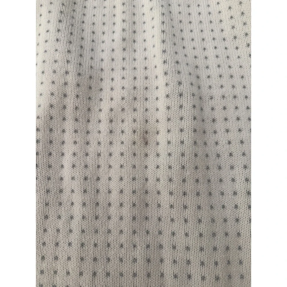 Pottery Barn Kids Reversible Knit Dot Blanket Mint White 30x40